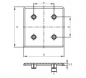 Preview: Profilabdeckkappe 80x80 Nut 10 grau