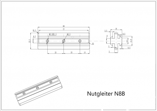 Nutgleiter Nut 8B