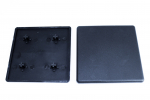 Profilabdeckkappe 80x80 Nut 8I grau